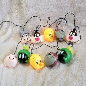 Warner Bros Looney Tunes Christmas Lights String Set of 10 Lights 6ft Lighted